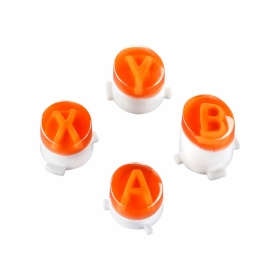 Xbox One Controller Button Set Transparent Orange Double Injection