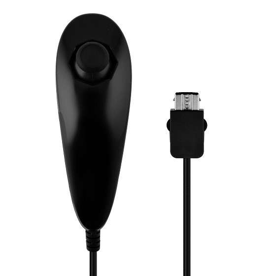 Wii/ Wii U Nunchuk Controller Black