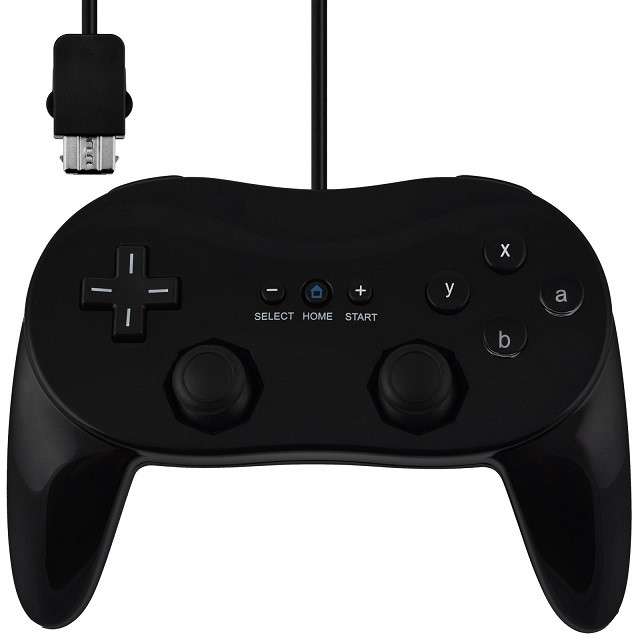 Wii / Wii U Classic Controller Pro Black