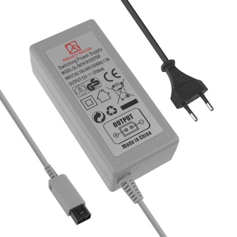 Wii Original Design Ac Adapter For Euro Plug