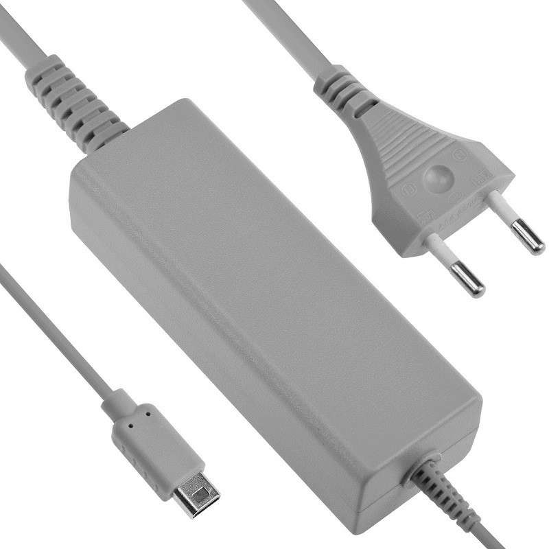 AC ADAPTER 100-240V POWER CHARGER FOR WII U GAMEPAD EURO PLUG