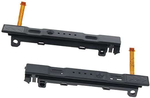 NS Switch Joy-con Original Left and Right Plastic Rail Assembly with Flex Cable