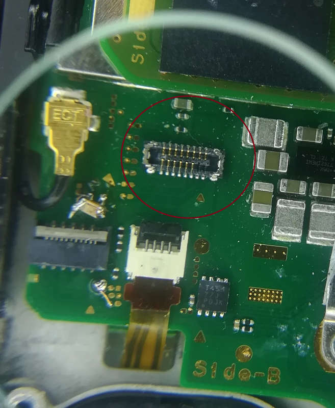 NS Switch Motherboard Repair Original Memory Card Connector Socket