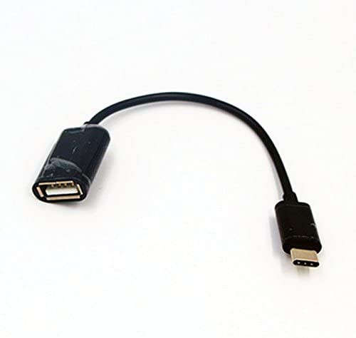 Male to Female OTG Host USB Type-C Converter Adapter Kit Cable Black