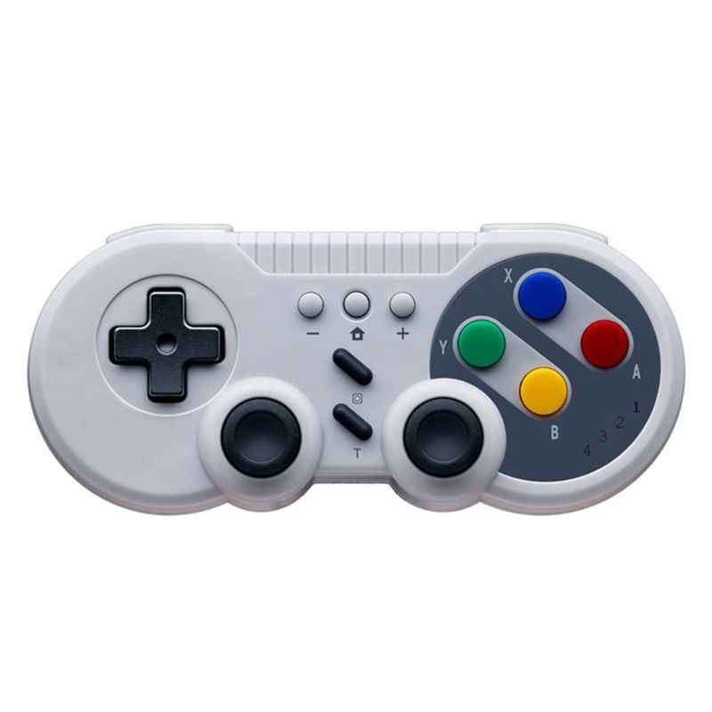 NS Switch Wireless Bluetooth Gamepad Controller with Turbo - SFC Style