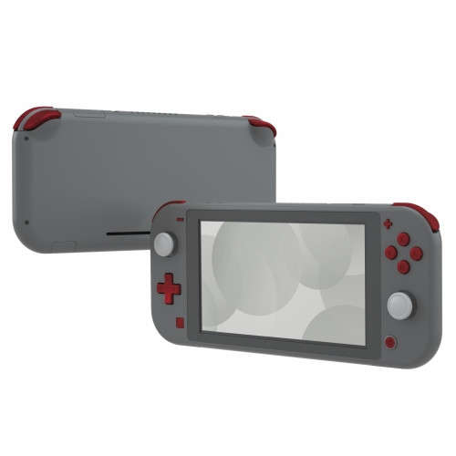 NS Switch Lite 14 Piece Button Kit Soft Touch Scarlet Red