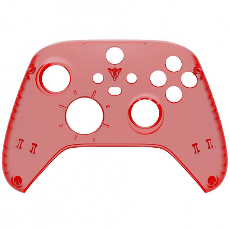 XBOX SERIES S/X Controller Front Faceplate Clear Red
