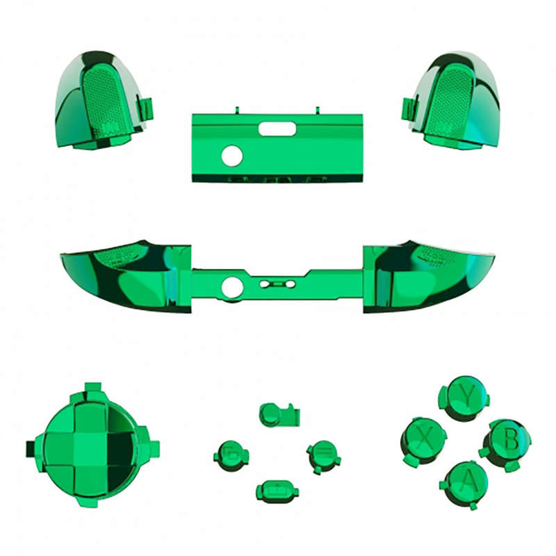 XBOX SERIES S/X Controller Button Set Chrome Green