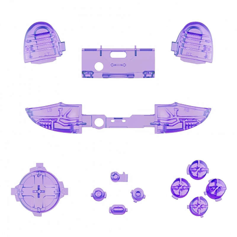 XBOX SERIES S/X Controller Button Set Clear Purple
