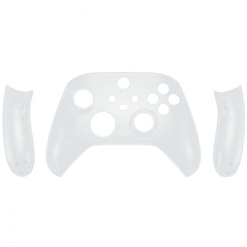 XBOX SERIES S/X Controller Front Faceplate With Side Rails Clear