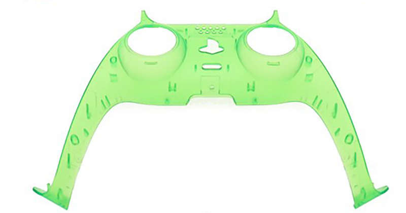PS5 Dualsense Controller Plastic Trim Clear Green