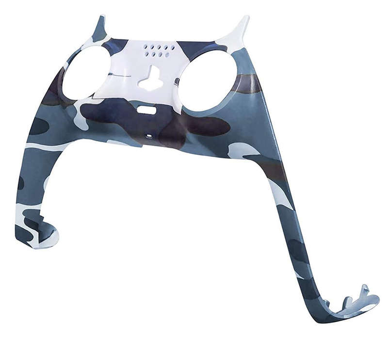 PS5 Dualsense Controller Plastic Trim Camouflage Blue
