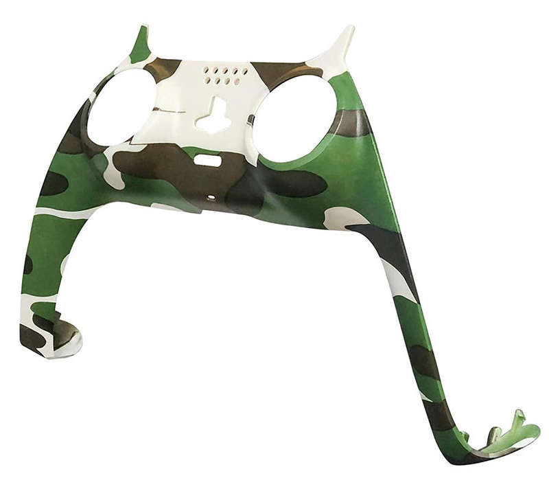 PS5 Dualsense Controller Plastic Trim Camouflage Green