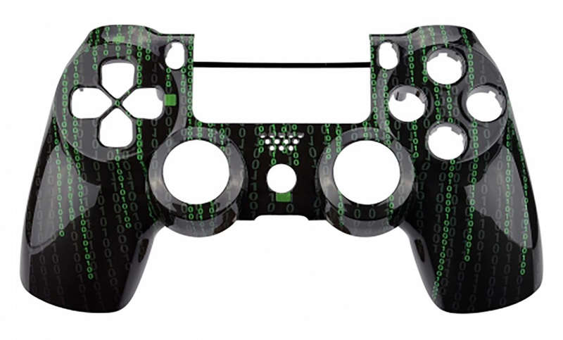 PS4 Dualshock 4 V2 Front Faceplate Art Series Matrix Code