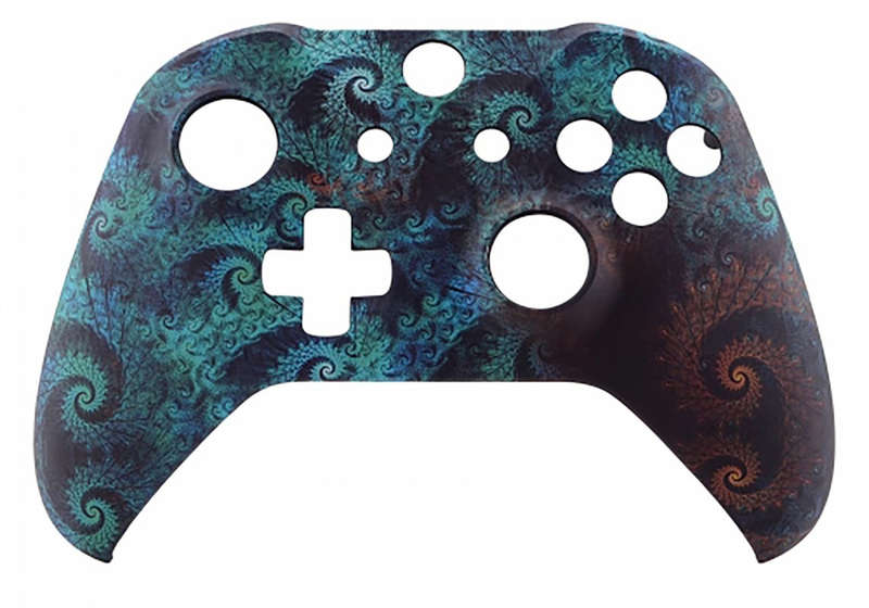 XBOX ONE S Controller Front Faceplate Art Series Soft Touch Octo