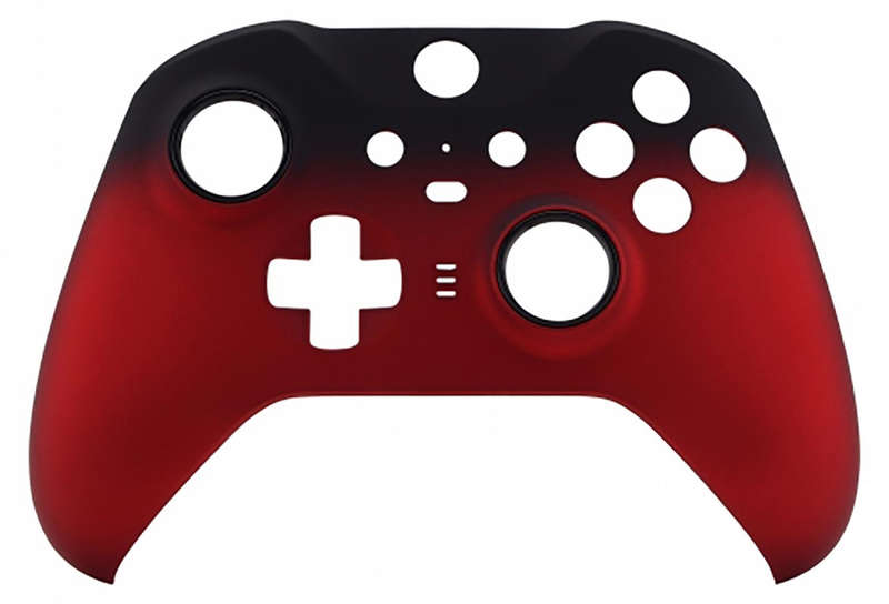 XBOX Elite V2 Controller Front Faceplate Soft Touch Shadow Vampire Red