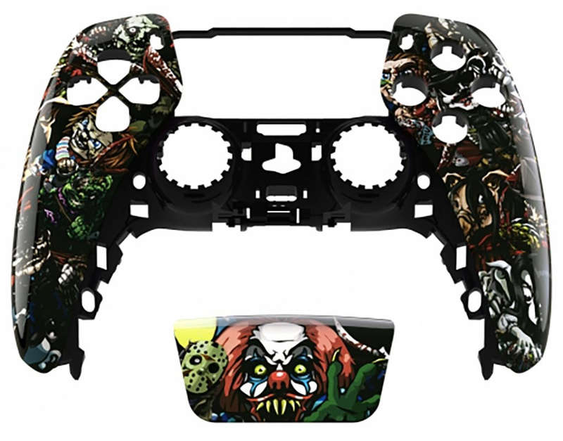PS5 Dualsense Controller Front Shell With Touchpad Glossy Horror