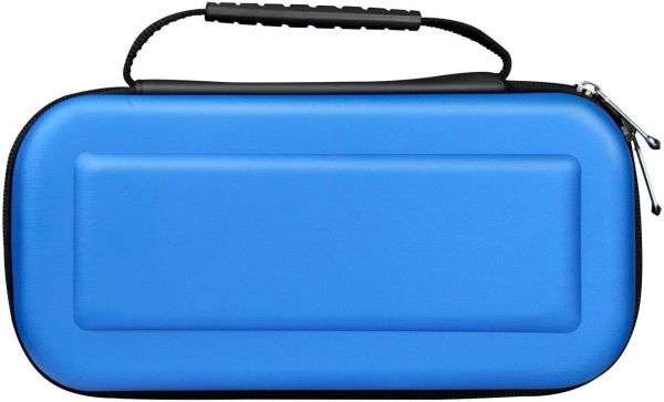 NS Switch Hard Carrying Case Pouch with Handle Blue