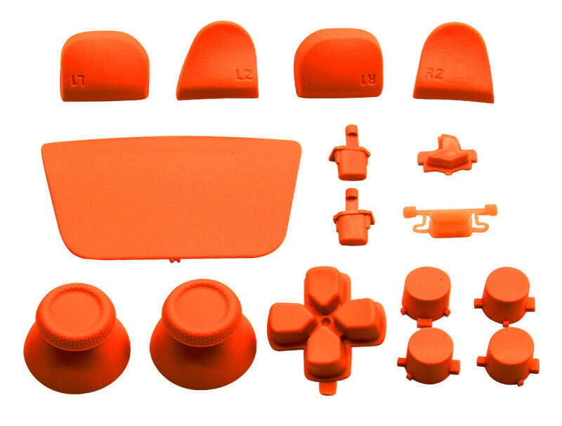 PS5 Dualsense Controller Full Button Solid Orange