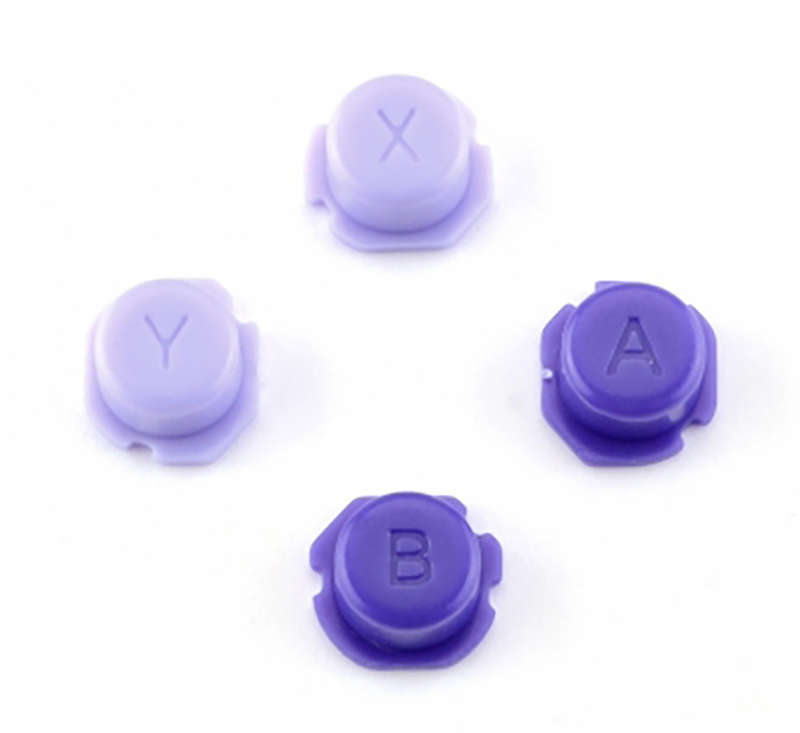 Ns Switch Lite Soft Touch ABXY Button Kit Soft Touch Deep Purple