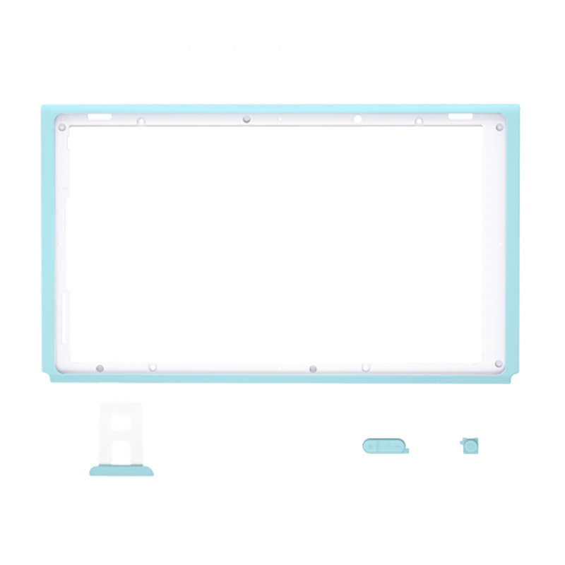 NS Switch Lite Front Frame Soft Touch Heaven Blue