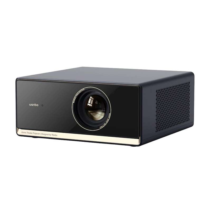 WANBO X5 Pro Full HD Smart Projector (1080p, 1100 ANSI Lumens, Android TV, ASA 3.0, 5GHz Wi-Fi, A...