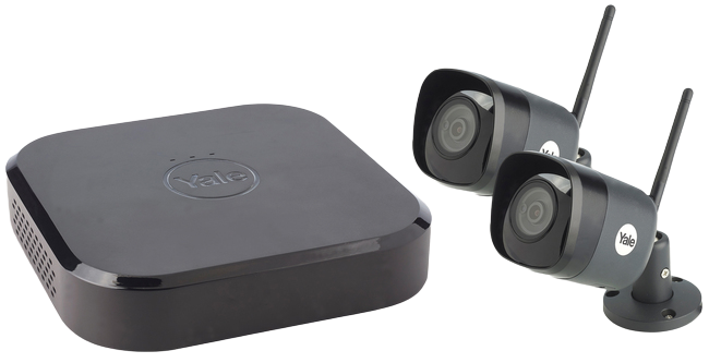 Yale Smart Home Wi-Fi 4 Channel 2 Camera CCTV kit