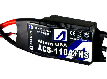 Alturn-USA 110A  Brushless Motor Control  w/ Heat Sink ("ACS-110A+HS") - 0.20kg