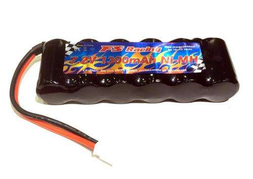 FS-Racing Battery Ni-MH 7,2V 1300 ma / h for FS Racing 1/18 fs736036 - 0.10kg