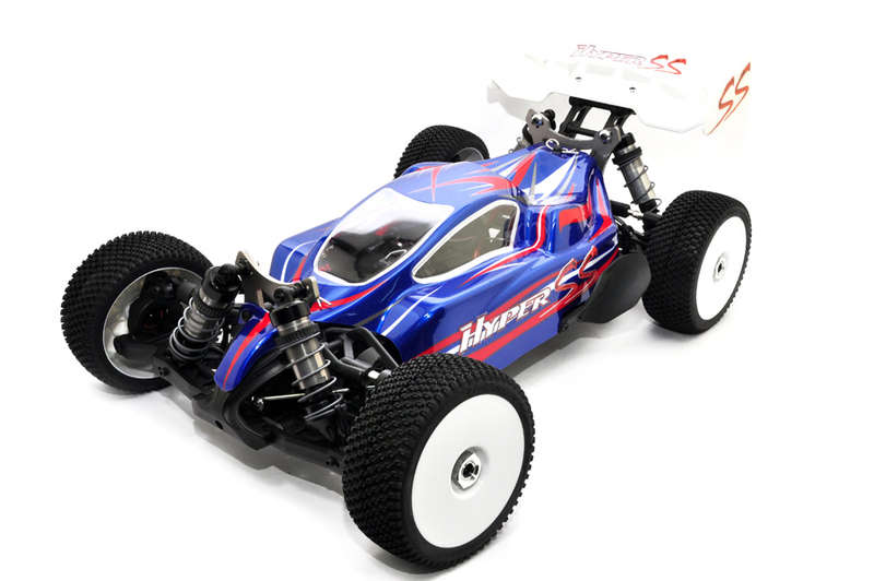 Hyper SS Nitro RTR w/H-2802T & Turbo Plug 14kg servos 2.4G (Blue) ("HB-SS-C28BU") - 5kg