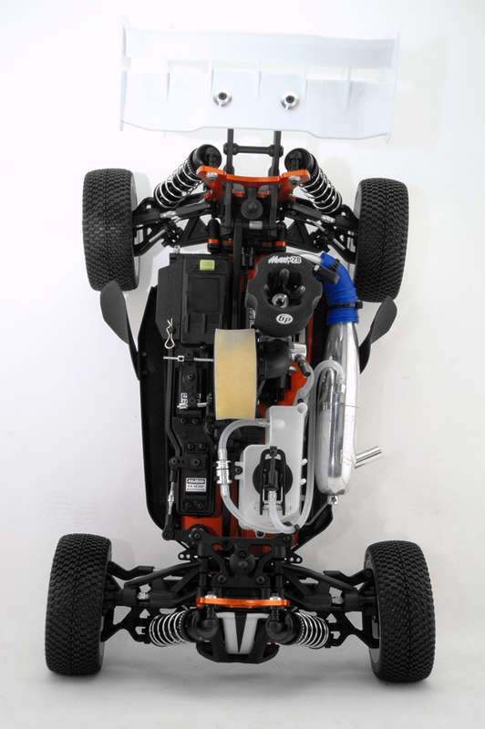 Hyper SS Nitro RTR w/H-2802T & Turbo Plug 14kg servos 2.4G (Blue) ("HB-SS-C28BU") - 5kg