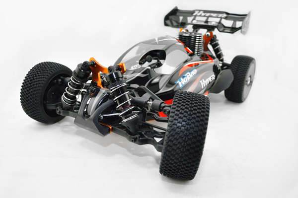 Hyper SS Nitro RTR w/H-2802T & Turbo Plug 14kg servos 2.4G (Black) ("HB-SS-C28B") - Hobao 5kg