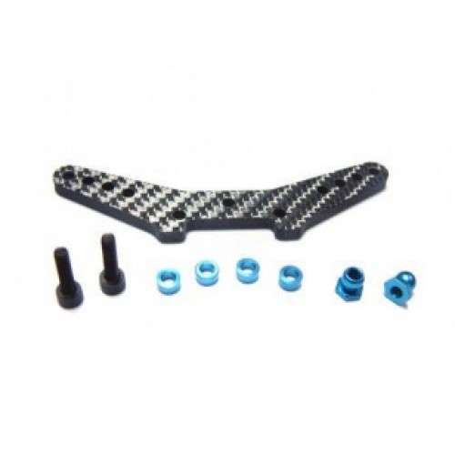 Yeah Racing (#TA05-008FC) Graphite Front Shock Tower For TA05 - 0.10kg