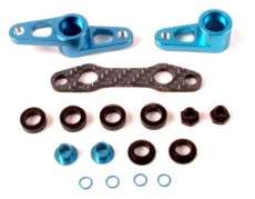 Yeah Racing (#TA05-042BU) Alloy Bearing Steering Set For TA05 - 0.10kg
