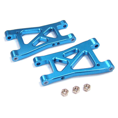 Yeah Racing (#TB02-002BU) Alloy Rear Lower Arm (BU) For TA05 TA05R TA05M-Four TB02D TB02WRC - 0.10kg