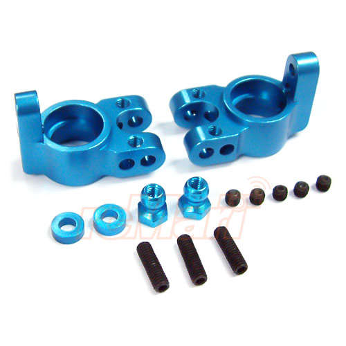 Yeah Racing (#TA05-007V2BU) Alloy Rear Knuckle Arm Ver 2 (BU) For TA05/TB02/R - 0.10kg