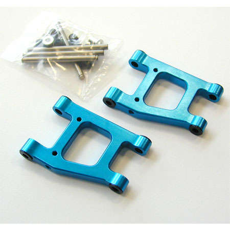 Yeah Racing aluminum rear lower arm (BLU) x Tamiya TT-01 / TT-01E (TT-002BU) - Yeah Racing 0.10kg