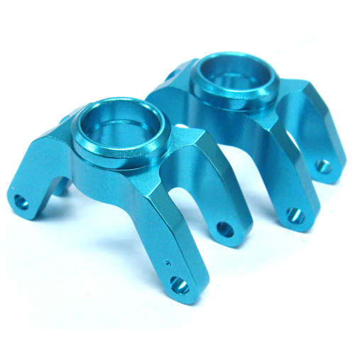 Yeah Racing Aluminum Rear Hub/Knuckle Arm 2 Degree (BU) For Tamiya TT01 (TT-007v2BU) - Yeah Racing 0