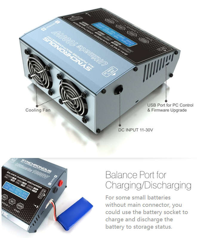 SkyRC - 1000W charger (SK-100069) - SkyRC 5kg