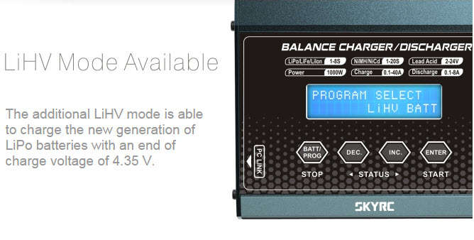 SkyRC - 1000W charger (SK-100069) - SkyRC 5kg