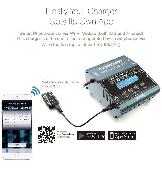 SkyRC - 1000W charger (SK-100069) - SkyRC 5kg