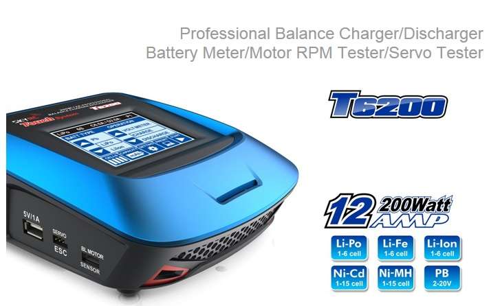 SkyRC - T6200 charger (SK-100072-01) - SkyRC 5kg