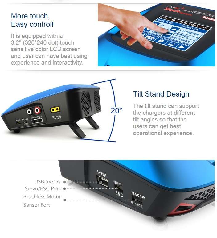 SkyRC - T6200 charger (SK-100072-01) - SkyRC 5kg