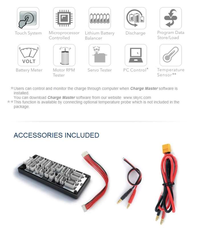 SkyRC - T6200 charger (SK-100072-01) - SkyRC 5kg
