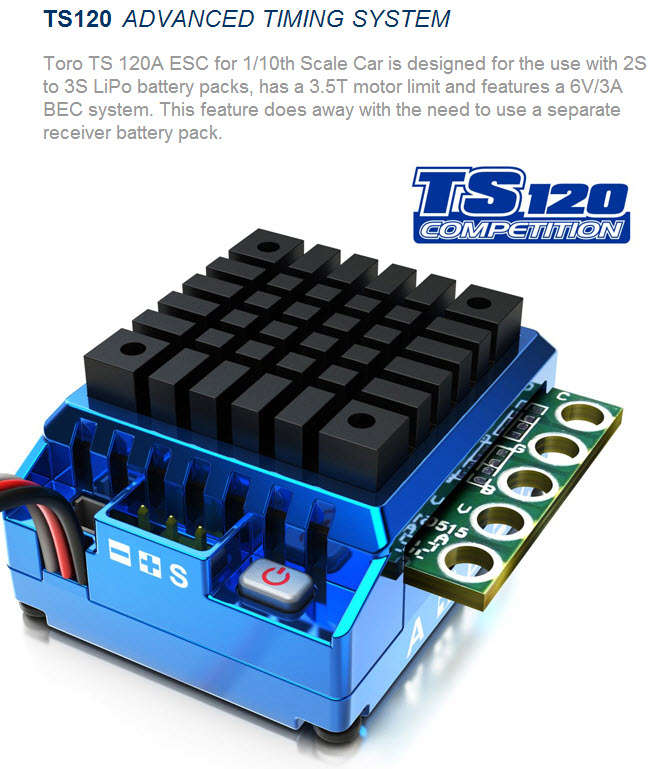 SkyRC - Toro TS 120A ESC plastic case (SK-300044) - SkyRC 1kg