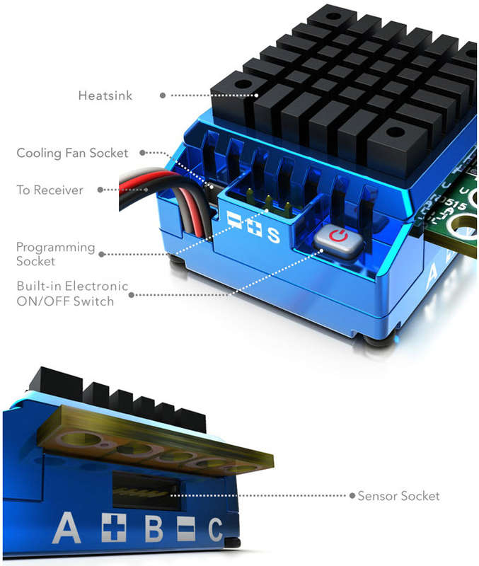 SkyRC - Toro TS 120A ESC plastic case (SK-300044) - SkyRC 1kg
