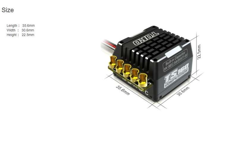 SkyRC - Toro TS 160A ESC (SK-300064) - SkyRC 1kg