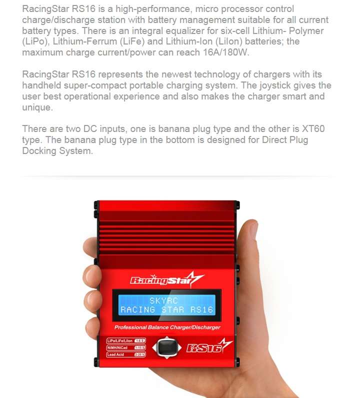 SkyRC - S16 Balance charger (SK-100078) - SkyRC 2kg