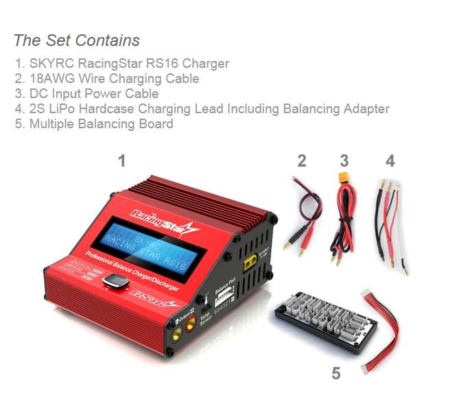 SkyRC - S16 Balance charger (SK-100078) - SkyRC 2kg