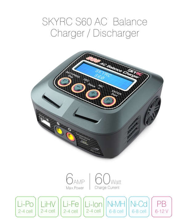 SkyRC - S60 Charger (SK-100106) - SkyRC 2kg